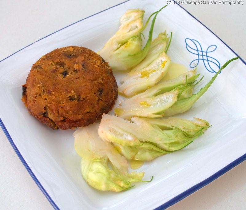 A small timballo of aubergines for this first October weekend