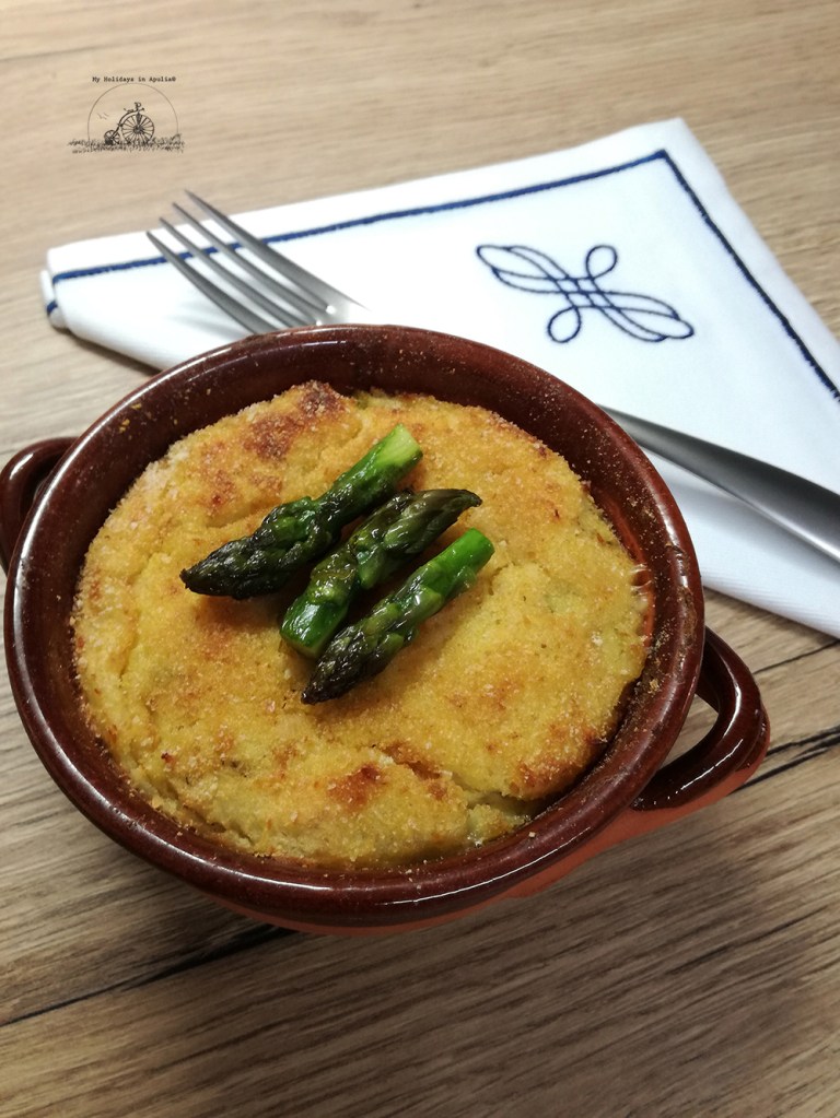 Potatoes and Asparagus Flan