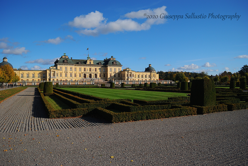 In the park and ornamental gardens of Drottningholm Palace