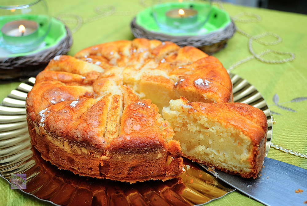 Apple pie or rustic cake with tomatoes, leeks and Grana Padano cheese?