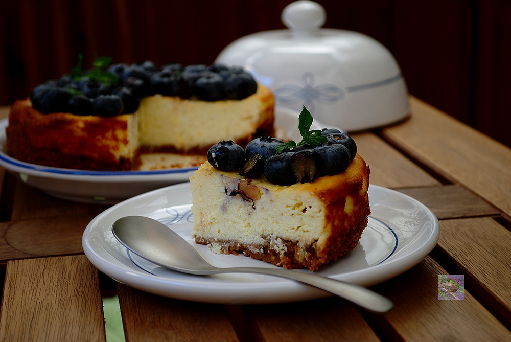 Blueberries ricotta cheese cake? Yes, please