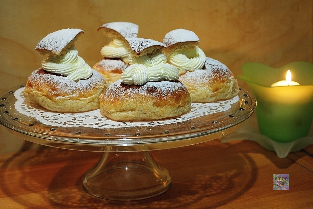 Baking semlor at the weekend